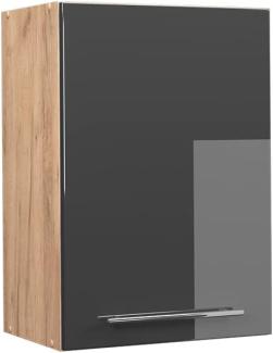 Vicco Hängeschrank Anthrazit Hochglanz 50 cm, Fame-Line