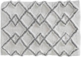 Badematte ETHNIC, 50x75 cm, Grau