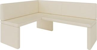 Eckbank Akiko Corner Bench - Eckbankgruppe für Ihrem Esszimmer, Küche modern, Sitzecke, Essecke. Perfekt für Küche, Büro und Rezeption. Solide und Starke Verarbeitung. (Soft 18, 128x168cm Links)