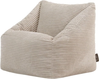 icon Sitzsack Sitzsack für Kinder aus Cord Flauschig „Morgan“, 55x44cm, Made in Germany, für Kinderzimmer