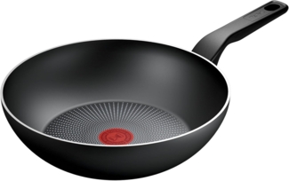 Tefal Wok Recycled On, Induktion, Ø 28 cm, Aluminium (1-tlg), aus 100% recyceltem Aluminium, Antihaftversiegelung, Thermo-Signal