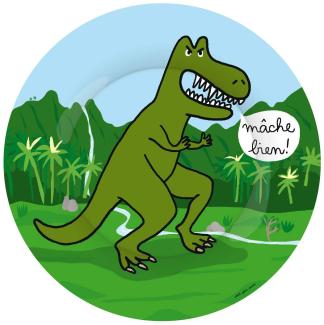 Petit Jour Paris - Dessertteller Dinosaurier Tyrannosaurus - perfekt zum Dessert!