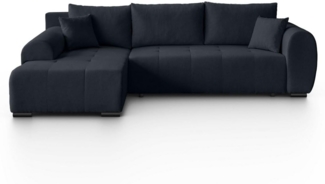Beautysofa Ecksofa DIANA, mit Schlaffunktion, viele Farbvarianten