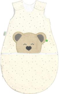 Odenwälder muckiAIR Jersey-Schlafsack heart and stars grey 70