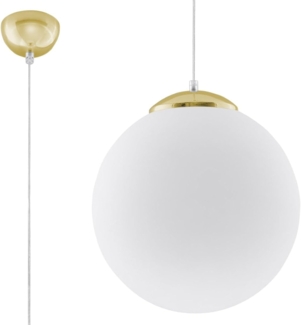 SOLLUX SL. 0716 Pendelleuchte UGO 30 gold L: 300, B: 300, H: 1200, E27/60W, dimmbar
