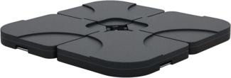 Outsunny Schirmhalter Schirmfuß für Bodenkreuz, befüllbar, Packung, 4 tlg, Packung aus 4 gleichen Teilen.