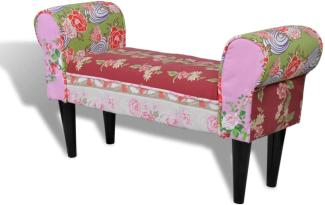 Bank Sitzbank Baumwolle Bunt Patchwork Wing 240489