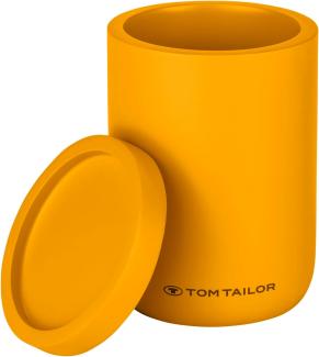 TOM TAILOR HOME Aufbewahrungskorb Mustard Badorganizer Mini Dose (1 St, 1x Dose mit Deckel), Deckel, Universell einsetzbar, Polyresin