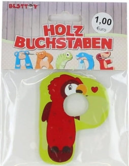 Besttoy - Holzbuchstabe - P - grün