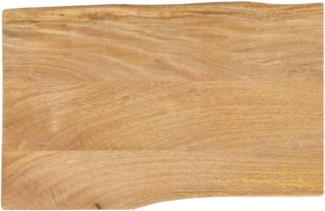 vidaXL Tischplatte mit Baumkante 50x40x2,5 cm Massivholz Mango 370703