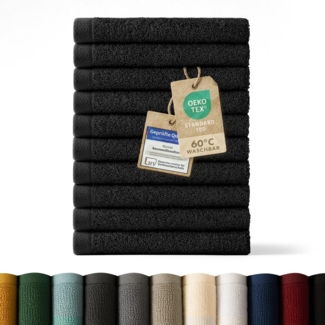 Blumtal Gästehandtücher 30x30cm - weich und saugstark, Frottee (12-St), 12er und 24er Set, 100% Baumwolle