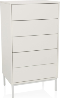 hjh LIVING Kommode BJORDAL Sideboard H/B/T: 100.0 x 55.0 x 40.0 cm, Highboard mit Schubladen Push-To-Open, Schubladenkommode, Metallbeine