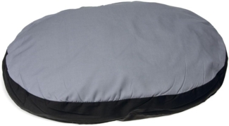 Karlie Tierkissen Liegekissen Doc Bed oval, grau-schwarz