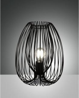 Fabas Luce 3677-30-101 Tischleuchte Camp 31cm schwarz E27