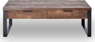 Jahnke Loop Coffee Couchtisch, Engineered Wood, Vintage Eiche, One Size