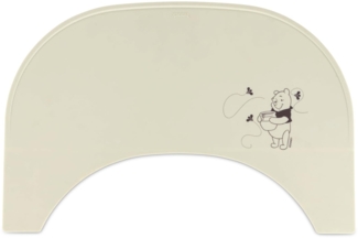 hauck Kinder Silikonauflage, Disney Pooh Dusty Beige - Kompatibel mit Alpha Click Tray & Arketa Click Tray Essbrett für Alpha+, Beta+ & Arketa Holzhochstuhl (Nicht Kompatibel mit Holz-Essbrett)