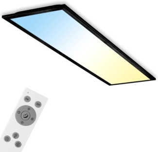 LED Aufbau Panel, schwarz, dimmbar, Fernbedienung, L 100 cm