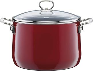 Riess Riess hoher Topf mit Deckel 24cm Rosso R0705008