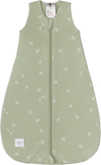 LÄSSIG Baby Schlafsack ärmellos aus Single Jersey mit TENCEL™ Lyocell 0,5 TOG/Sleeping Bag Leave olive, Größe 62/68