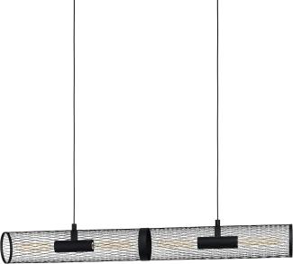 Eglo 43534 Hängeleuchte REDCLIFFE Stahl schwarz E27 4X40W L:108cm B:12,5cm H:110cm dimmbar