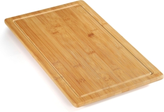 Schneidebrett Küchenbrett Herdabdeckplatte Bambus 49,5×28cm ZASSENHAUS 054385