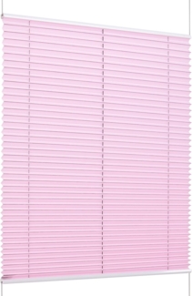 K-Home® Klemmfix-Plissee Florida Rosa B100 x H130 cm einzigartiges Design mit bezauberndem Lichteffekt