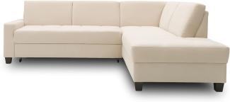 DOMO Collection Ecksofa Londrina, Eckcouch in L-Form, Ecksofa 243 x 209 cm, Ecke in