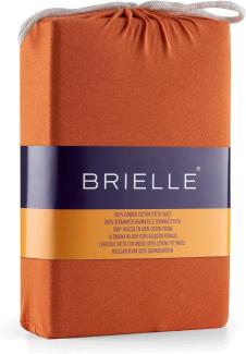 Brielle Spannbettlaken Brielle Jersey Spanbettlaken aus 100% Baumwolle - Orange