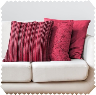 novely® Dekokissen 3er-SET DEKOKISSEN MALCHIN Kuschelweiche Sofakissen - Kissenbezug in 4, Kuschelweich, Robust, Pflegeleicht