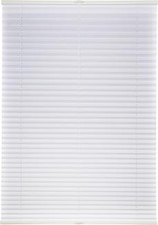 ondeco Plissee ohne Bohren weiß mit Klemmträger, Sonnenschutz für Fenster innen, lichtschutz und Blickdicht, Faltrollo Sichtschutz für Tür, 4040255311625