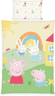 Baby Best Babybettwäsche Peppa Pig, Renforcé, 2 teilig, Wendebettwäsche