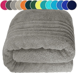 Lashuma Saunatuch XXL Handtuch London, Frottee (1-St), großes Badetuch Damen & Badehandtuch Herren 80x200 - Saunahandtuch