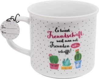 Tasse mit Kaktus Freundschaft