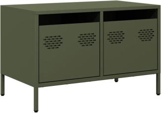 TV-Schrank Olivgrün 68x39x43,5 cm Kaltgewalzter Stahl 851236