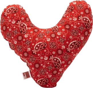 POWER INN Lagerungskissen POWER INN Brustkissen Hope, Rot mit Paisley, Stützkissen Masektomie