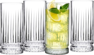 CreaTable, 13147, Serie Elysia, Longdrinkgläser 4 teilig Klar