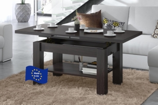 designimpex Couchtisch Design Couchtisch Tisch Astoria höhenverstellbar ausziehbar Esstisch, Funktionstisch, Wohnzimmertisch, Tisch, Esstisch, Sofatisch