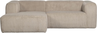 Chaiselongue Bean mit Cordbezug, Links