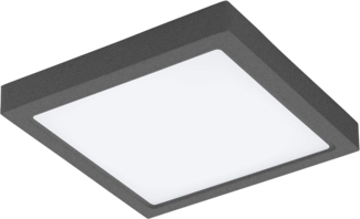Eglo 33578 LED-Panel Deckenleuchte Crosslink ARGOLIS-C anthrazit L:30cm B:30cm H:3. 5cm dimmbar IP442700-6500K mit Connect Funktion
