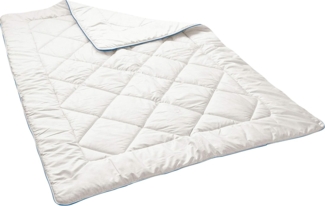 Badenia Irisette Steppbett Waschwolle leicht, Sommerdecke, Größe 200x200 cm
