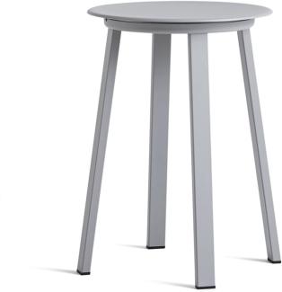 Hay Revolver Stool Hocker, Stahl, Sky Grey, 48,5cm