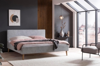 Polsterbett Stormy in grau Liegefläche 180 x 200 cm