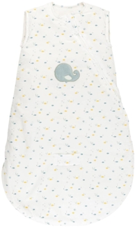 Nattou Babyschlafsack für Herbst und Winter aus Baumwolle und Polyester, TOG 2, Ca. 70 cm, 0-6 Monate, Romeo, Jules und Sally, Weiß