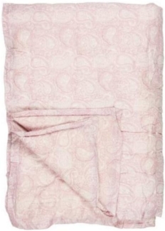Ib Laursen - Decke Quilt Tagesdecke 170x130cm Rosa Malve Paisleymuster 19212-38