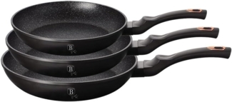 Berlinger Haus Berlinger Haus 3-teiliges Bratpfannenset 20/24/28 cm Black Rose BH6158