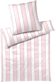 elegante Mako-Satin Bettwäsche Levens himbeerrosa|135x200 cm + 80x80 cmelegante Mako-Satin Bettwäsche Levens himbeerrosa