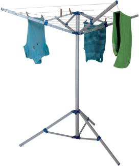 Eurotrail Wäschespinne 4-armig 105x155 cm Aluminium