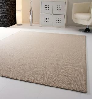 Designerteppich Modern Berber Wellington, Farbe: sand, Größe: 200x200 cm