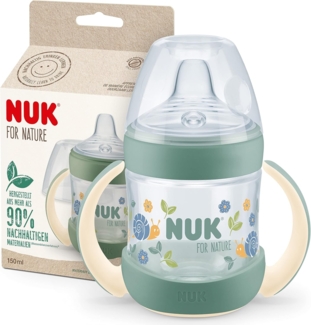 NUK Trinkflasche NUK For Nature Trinklernflasche – umweltfreundlich, Grün