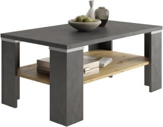 FMD Möbel - BASTIA - Couchtisch - melaminharzbeschichtete Spanplatte - Matera / Artisan Oak - 100 x 46 x 60cm